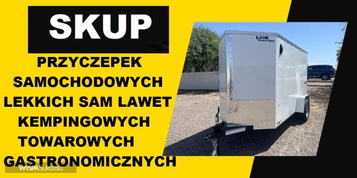 SKUP PRZYCZEP PRZYCZEPEK LEKKICH SAMOCHODOWYCH, LAWET, 