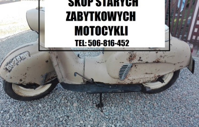 SKUP STARYCH ZABYTKOWYCH MOTOCYKLI MOTOROWERÓW PRL