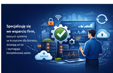 Kompleksowa opieka nad Twoją infrastrukturą i backendem
